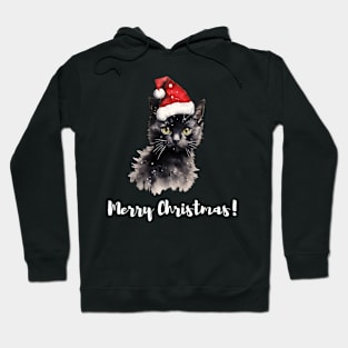 Merry Christmas Cute Miaw Cat Hoodie